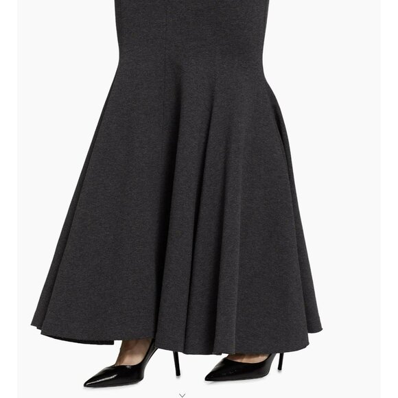 Norma Kamali Jersey Fishtail Maxi Pull On Skirt Size Small NWT - Picture 5 of 9